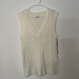 ❤️🔥NWT Dex Sleeveless Ribbed Knit Sweater Vest